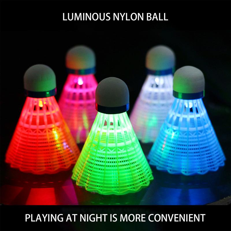 Badminton Bwf - 3/4pcs Lighting Badminton Dark Night Colorful