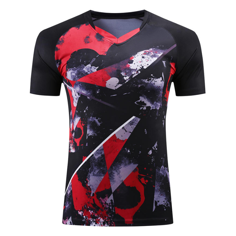 Table Tennis V Neck Shirt Men  - Badminton Jersey 评论和价格