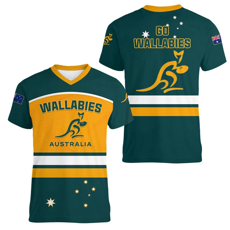 Unisex 2026 Australia Kangaroo - Badminton Jersey 评论和价格