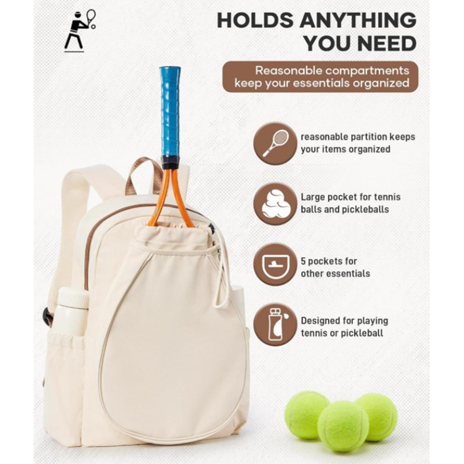 Pickleball Bags For Men Holds  - Backpack Racket Bag 评论和价格