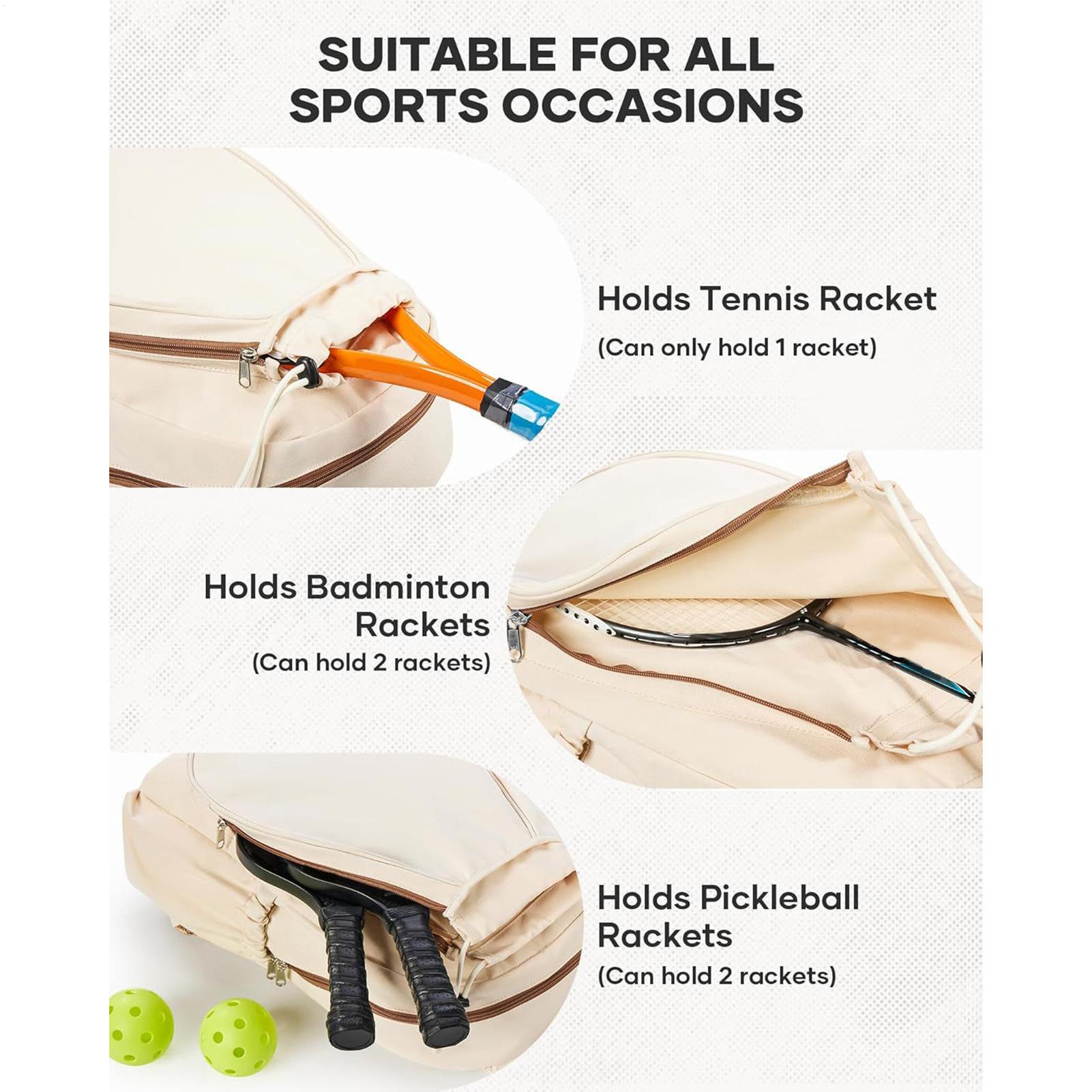 Pickleball Paddle Bag Holds 2  - Backpack Racket Bag 评论和价格