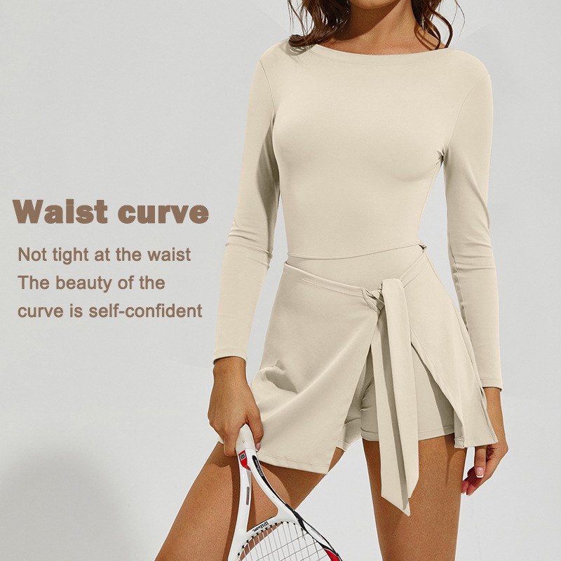 Women Long Sleeve Tennis Skirt - Badminton China 评论和价格