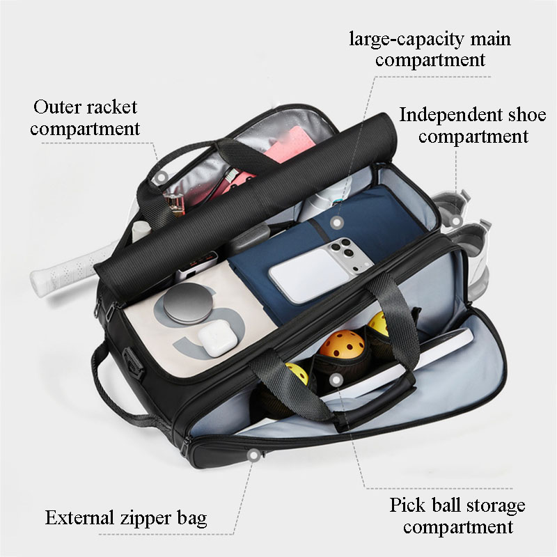 Tennis Bag, Large Capacity, Li - Badminton Player 评论和价格