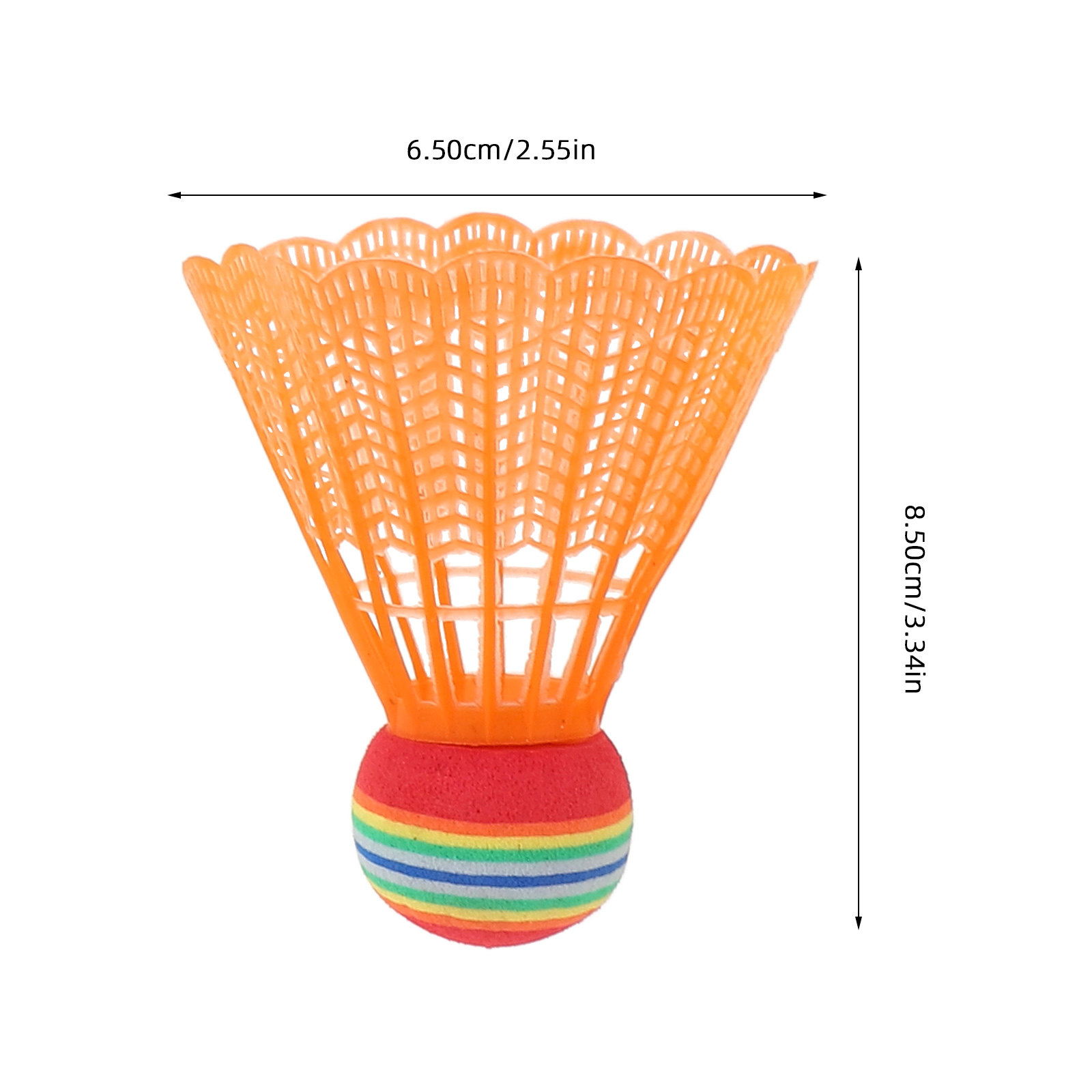 12Pcs Vibrant Colorful Shuttle - Badminton Materi 评论和价格
