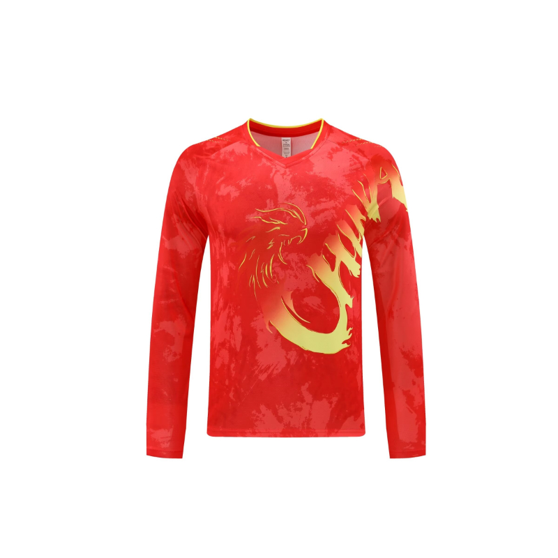 China Dragon Long Sleeve Table - Badminton Jersey 评论和价格
