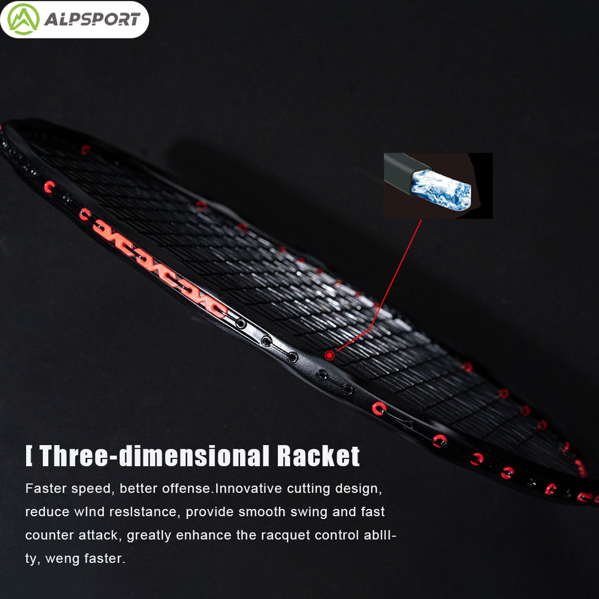 Alpsport MH-V5 5U 75g Wave Leg - Badminton Event 评论和价格
