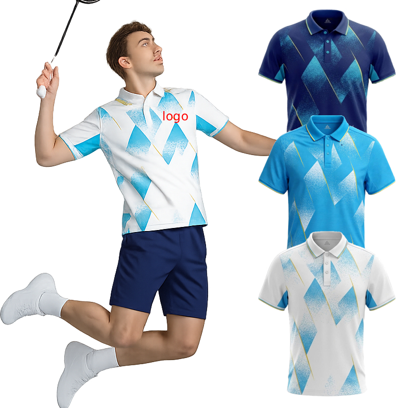 Men's Badminton Polo Shirt Cus - Badminton Jersey 评论和价格