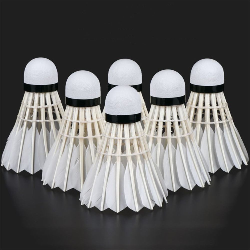 3/6/12Pcs New White Badminton  - Badminton Event 评论和价格