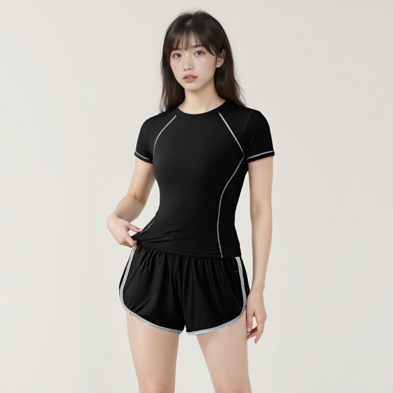 Women Quick Dry Contrast Pipin - Badminton China 评论和价格