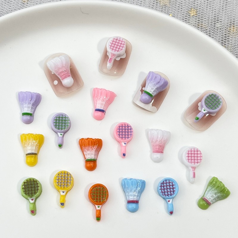 20pcs 3D Mini Cartoon Simulate - Badminton Minion 评论和价格