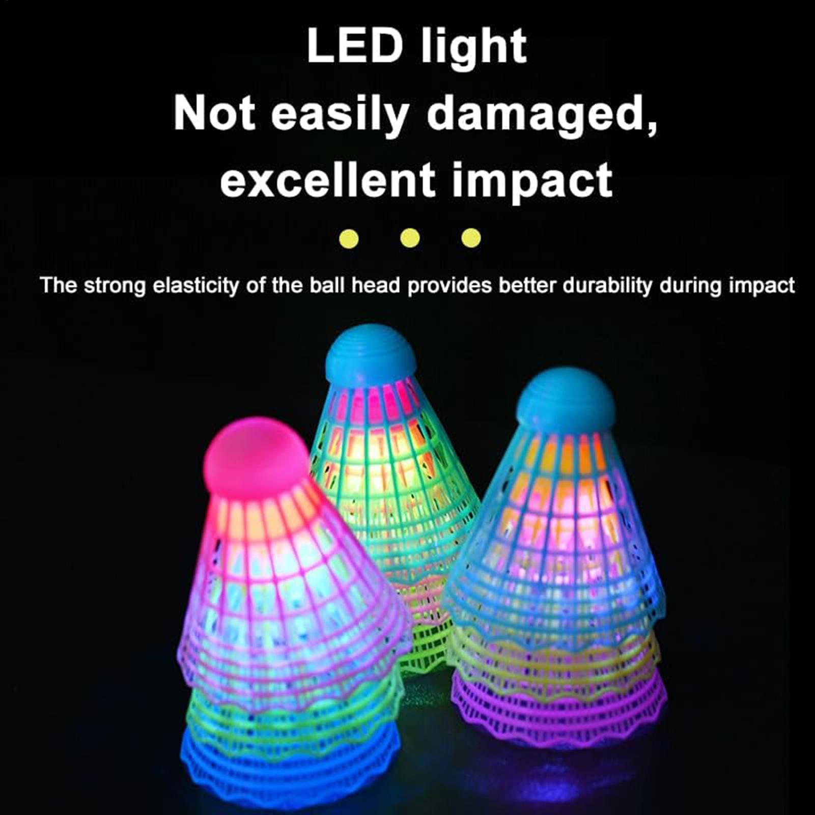 3pcs LED Badminton Shuttlecock - Badminton Event 评论和价格