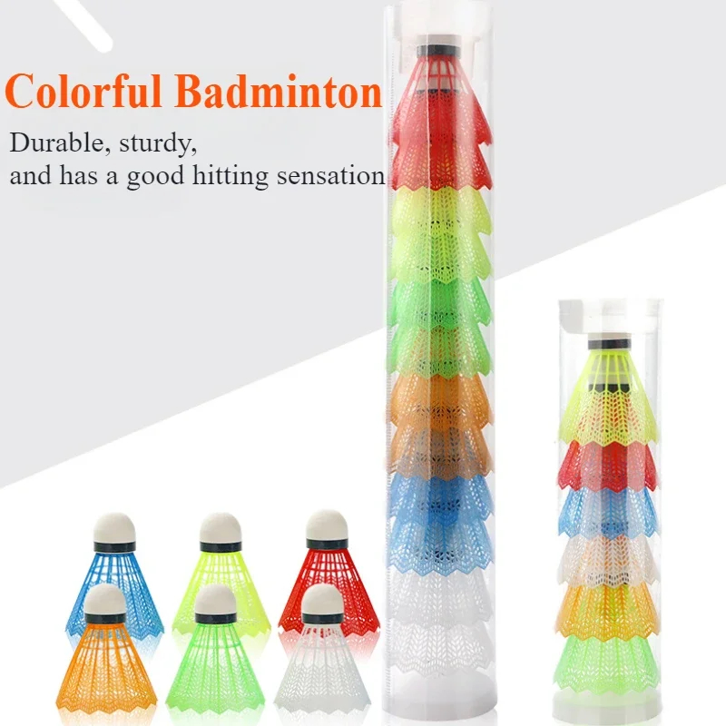 12 Pcs/Set Colorful Shuttlecoc - Badminton Bwf 评论和价格