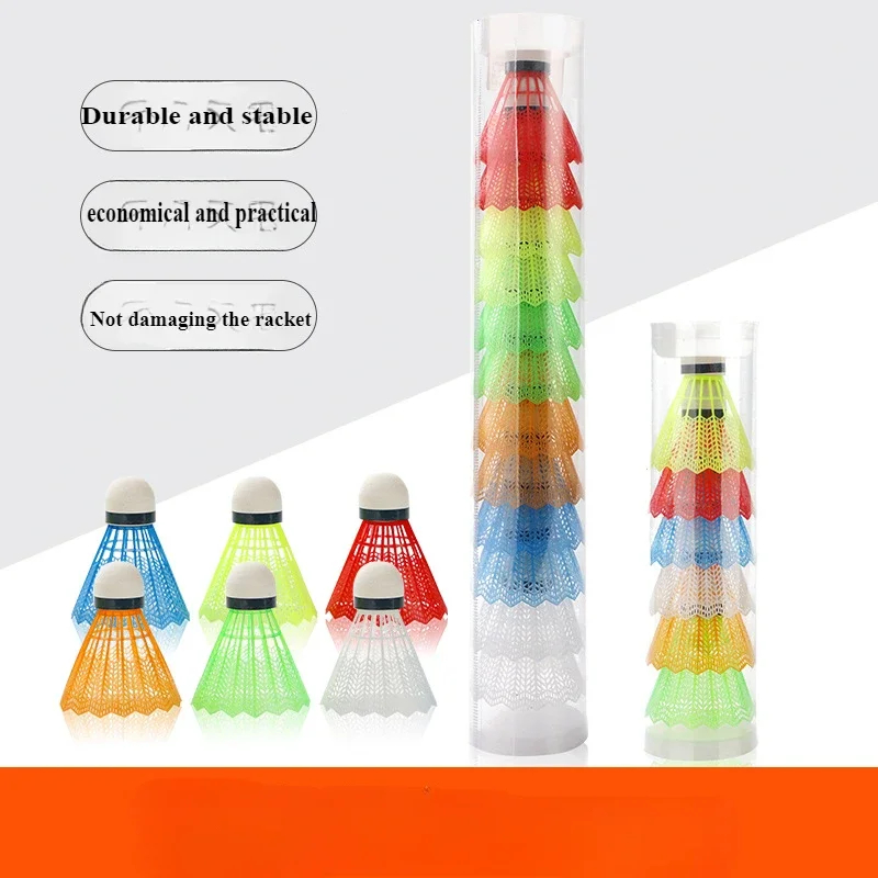 12 Pcs/Set Colorful Shuttlecoc - Badminton Bwf 评论和价格