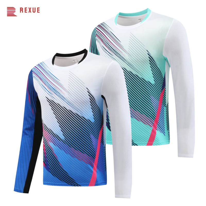 Long Sleeve Badminton Shirt Un - Badminton Jersey 评论和价格