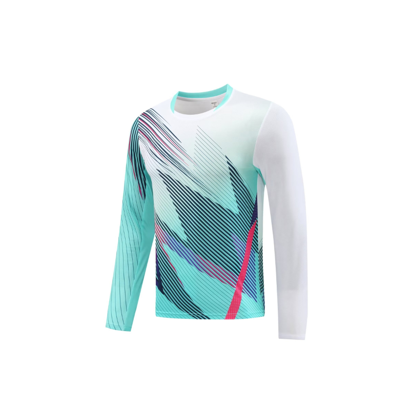 Long Sleeve Badminton Shirt Un - Badminton Jersey 评论和价格