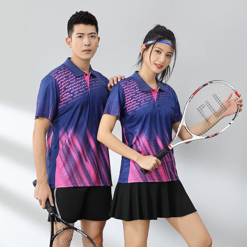 2024 New Polo Badminton Shirt  - Badminton Jersey 评论和价格