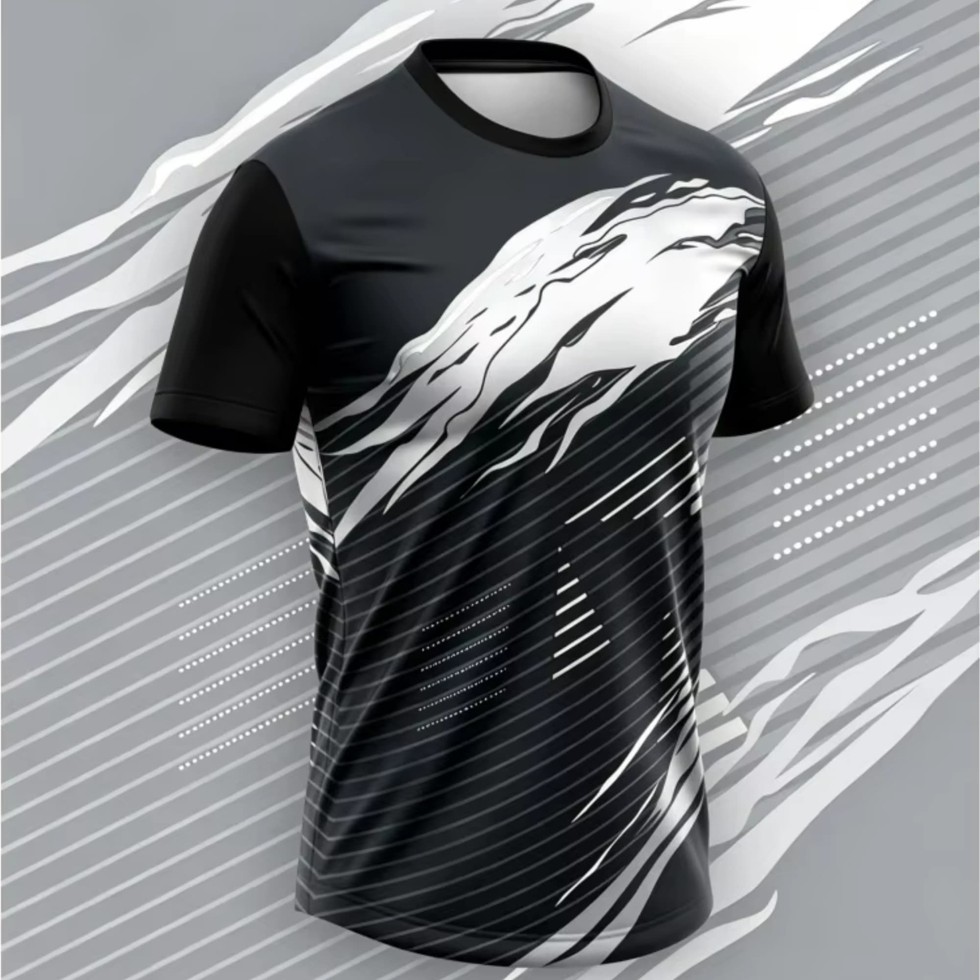 Simple Fashion 3D Print Gym T- - Badminton China 评论和价格